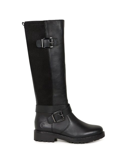 Remonte Black Brave Knee High Boots