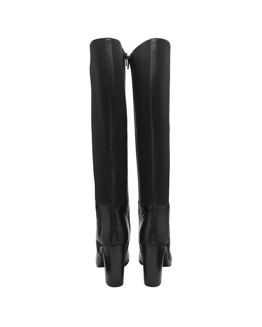 Ravel Black Bywell Heeled Knee High Boots