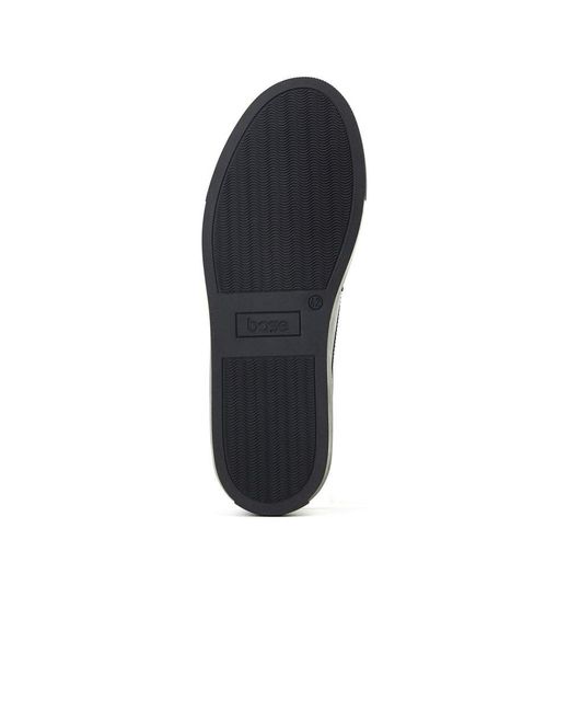 Base London Black Clapton Brogue Trainers for men