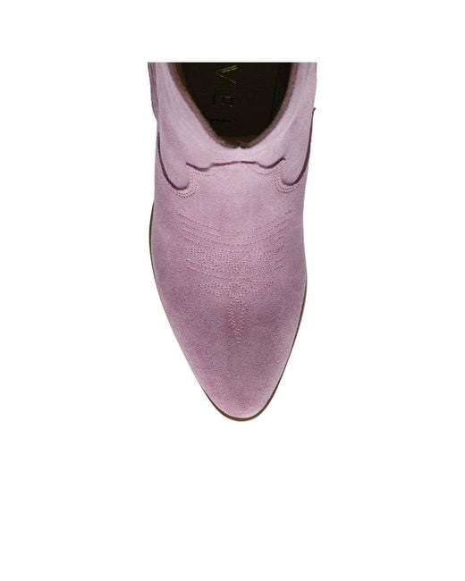 Ravel Purple Horsley Ankle Boots