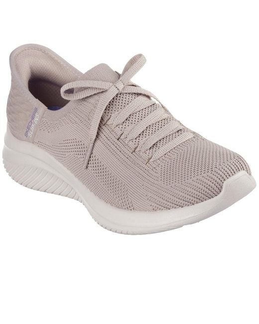 Skechers Gray Ultra Flex.0 Brilliant Path Shoes