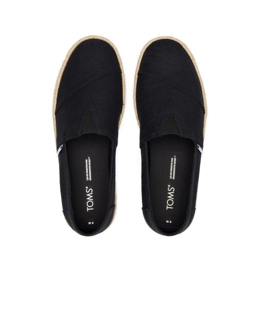 TOMS Blue Alpargata Rope 2.0 Slip On Shoes for men