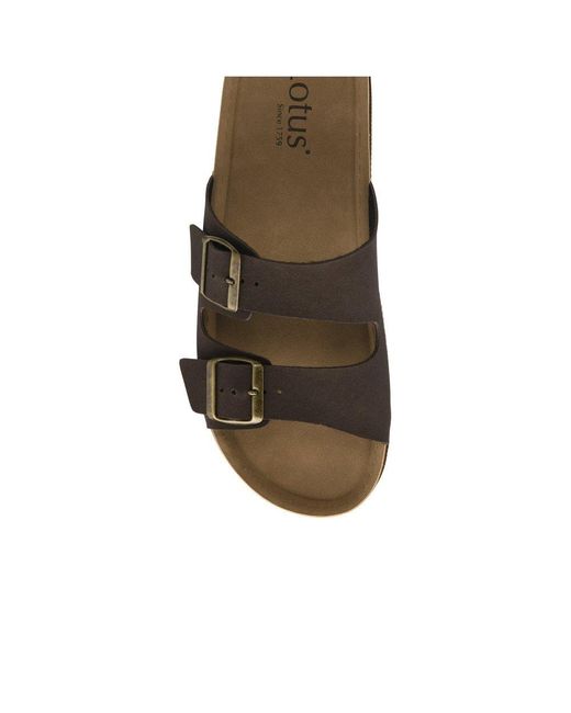 Lotus Brown Marco Sandals for men