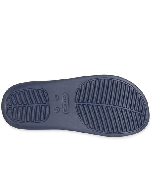 CROCSTM Blue Getaway Platform Flip Toe Post Sandals