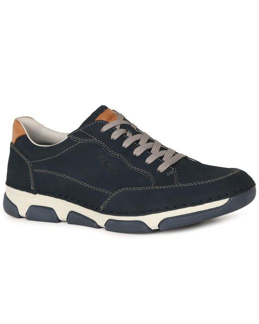 Rieker Blue Loredo Shoes for men