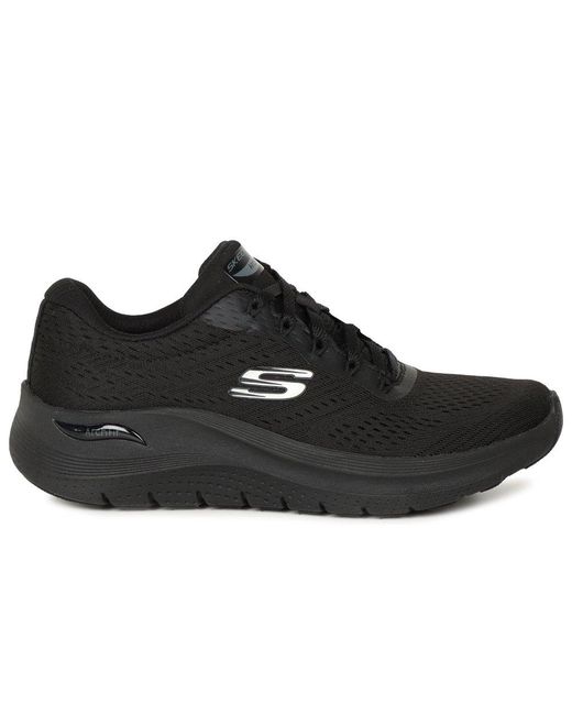 Skechers Black Arch Fit 2.0 Big League Trainers