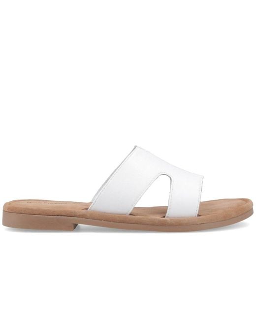 Hush Puppies White Azalea Mules