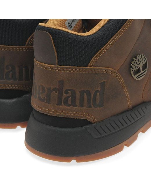 Timberland Brown Sprint Trekker Mid Boots for men