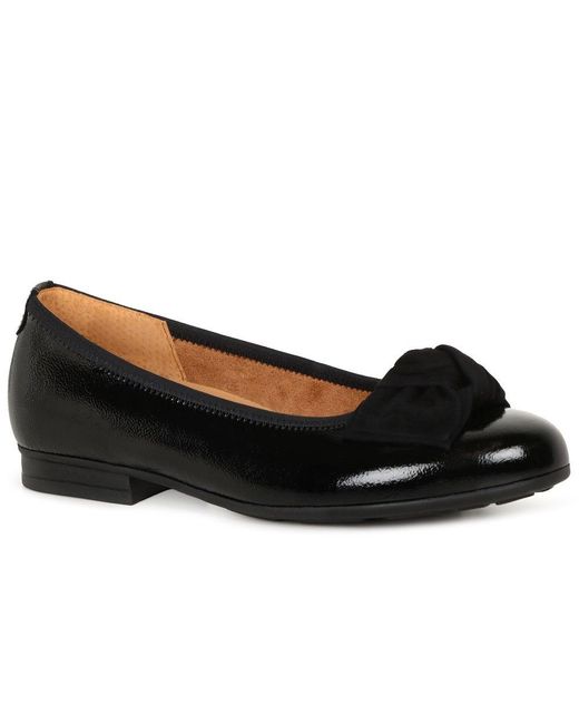 Gabor Purple Picnic Ballet Pumps