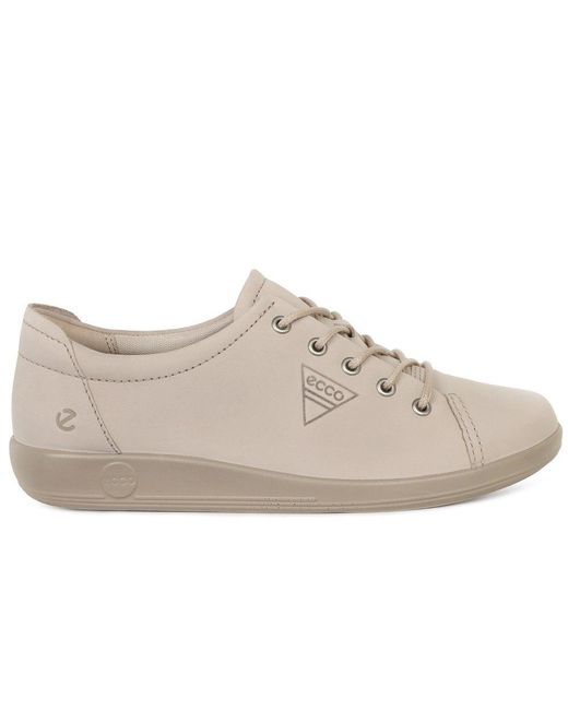 Ecco Gray Soft 2 Lace Trainers