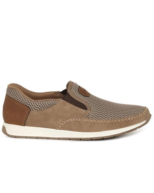 Rieker Brown Mantle Shoes for men