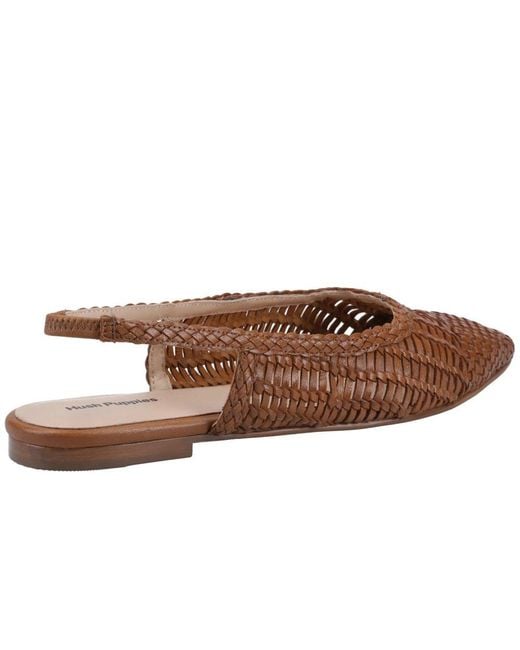 Hush Puppies Brown Dalia Slingback Ballerina Shoes