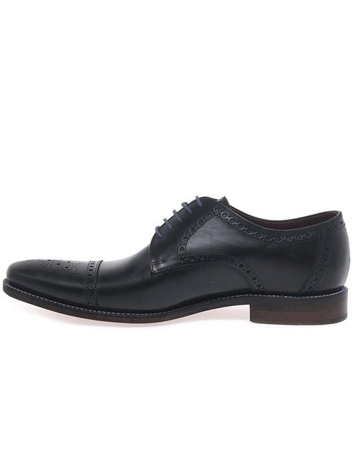 Loake Black Foley Formal Lace Up Shoes for men