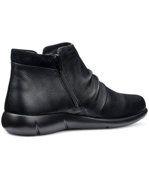 Hotter Black Bramley Extra Wide Fit Ankle Boots