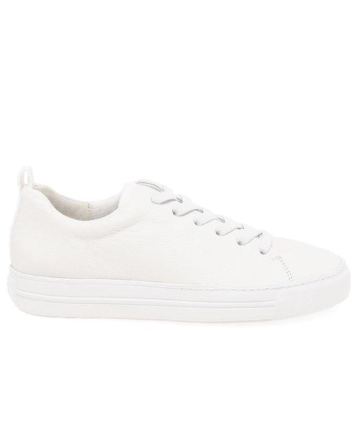 Paul Green White Quinn Trainers