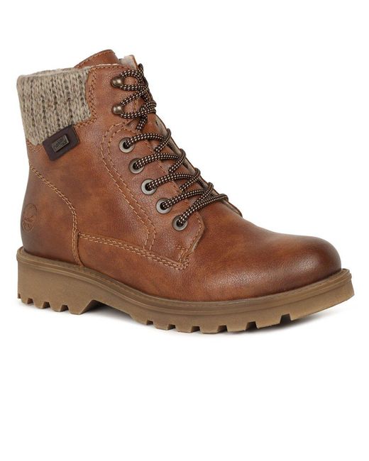 Rieker Brown Ampleforth Ankle Boots