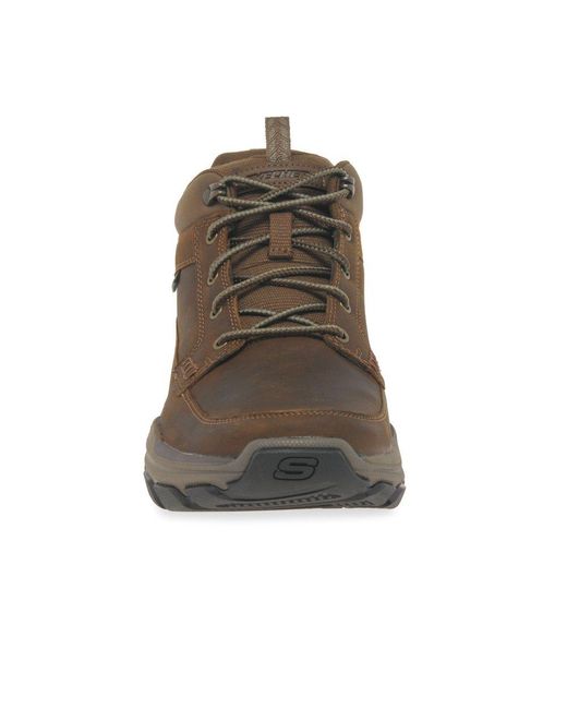 Skechers Brown Respected Boswell Walking Boots for men