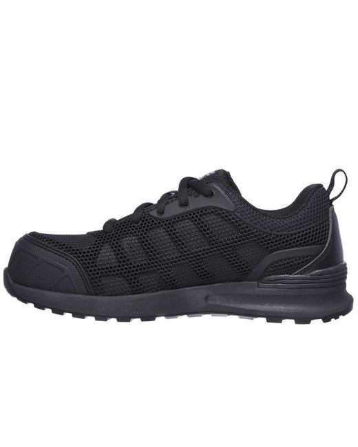 Skechers Black Bulklin Ayak Safety Shoes