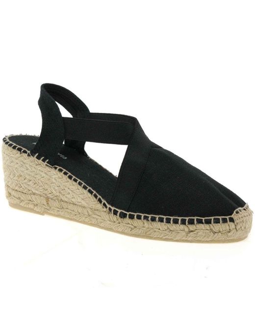Toni Pons Black Ter Wedge Heeled Espadrilles