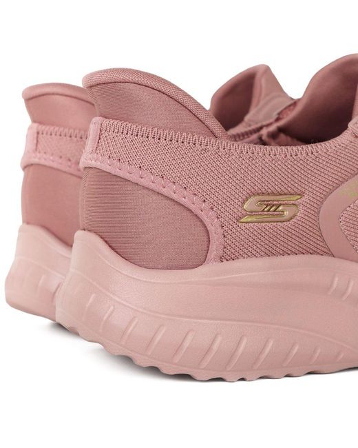 Skechers Pink Bobs Squad Chaos Slip