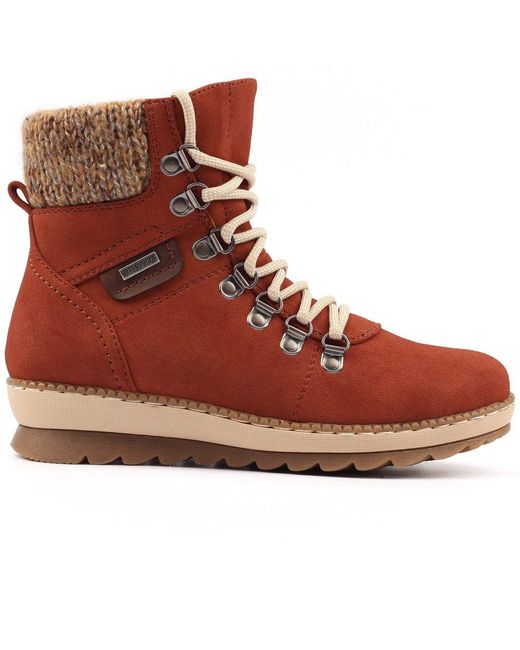 Lunar Brown Candy Ankle Boots