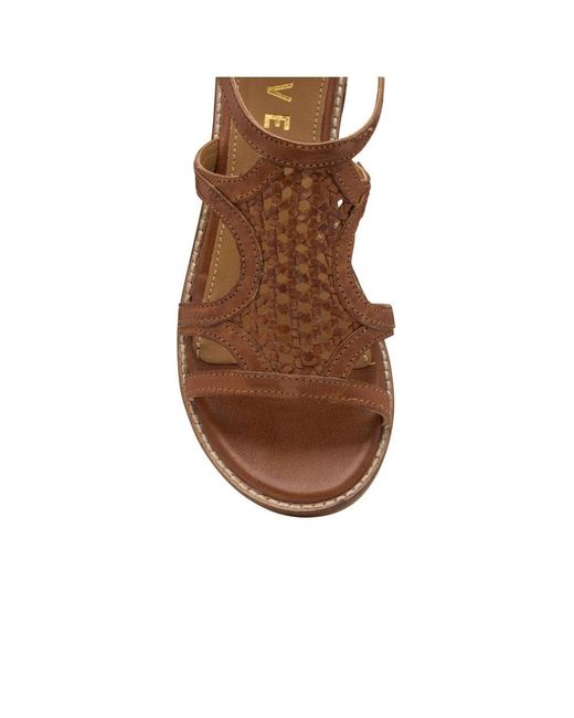 Ravel Brown Cardwell Low Heeled Sandals
