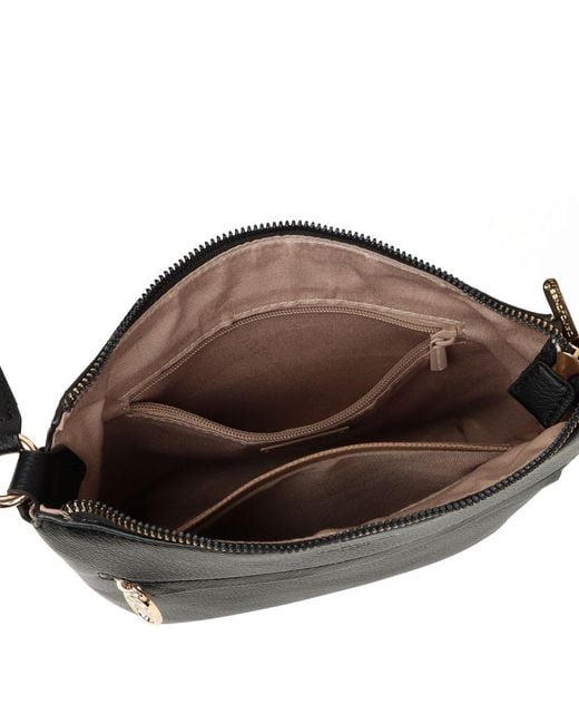 David Jones Black Normandy Messenger Bag