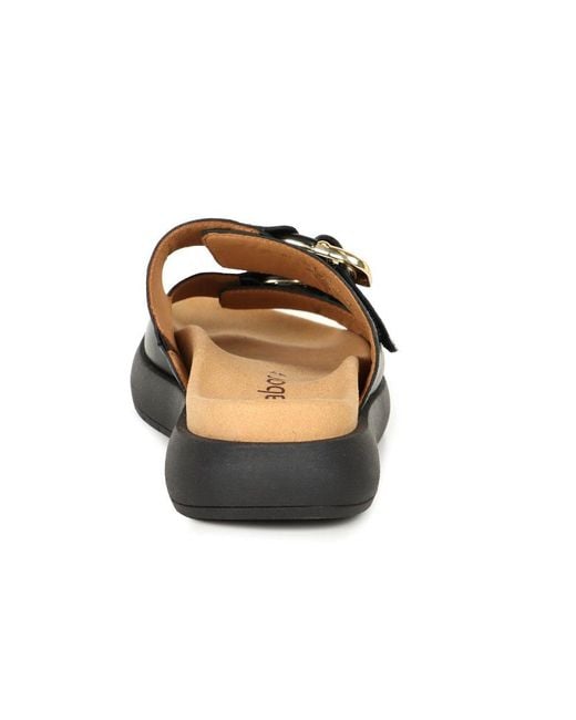 Gabor Black Abe Mule Sandals