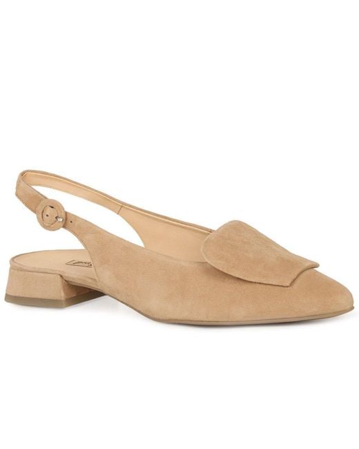 Paul Green Natural Kaia Slingback Sandals