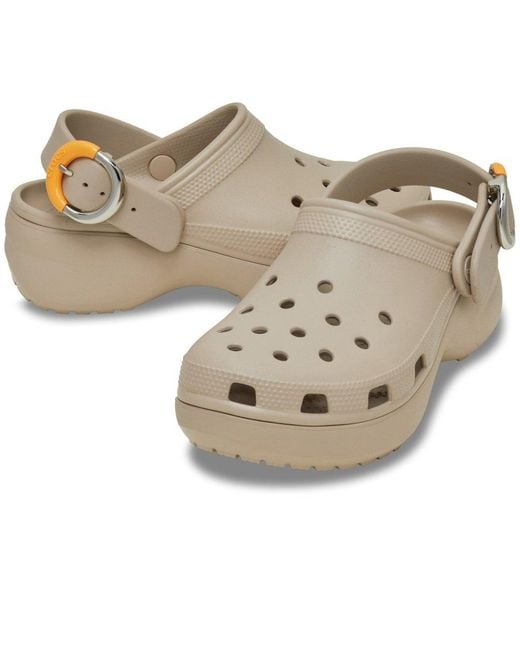 CROCSTM Metallic Classic Platform Sandals