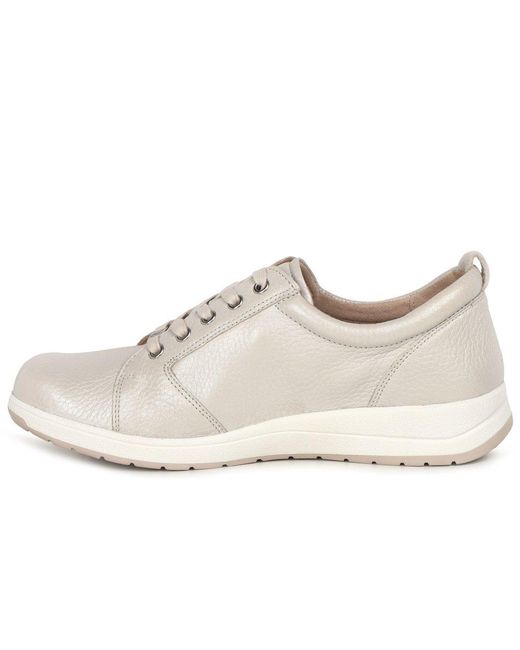 Caprice White Direction Trainers