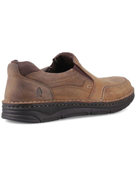 Hush Puppies Brown Franco Slip On Shoes for men