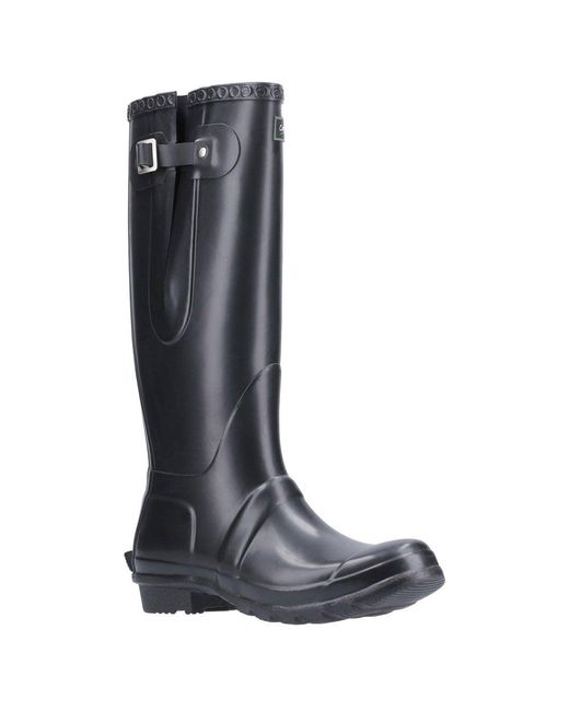 Cotswold Black Windsor Welly Wellingtons Size: 8, for men