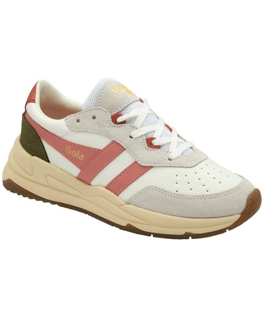 Gola White Saturn Trainers Size: 4
