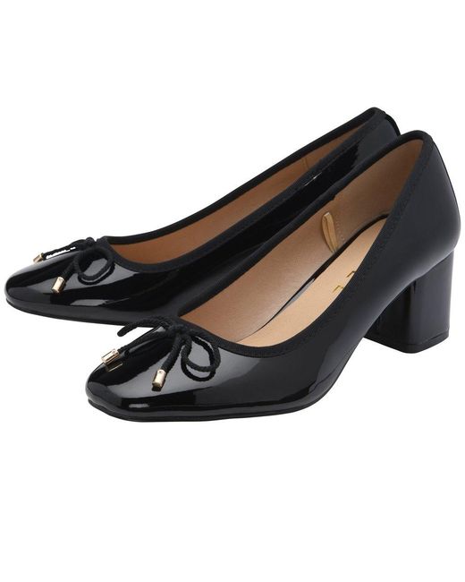Ravel Black Darton Court Shoes