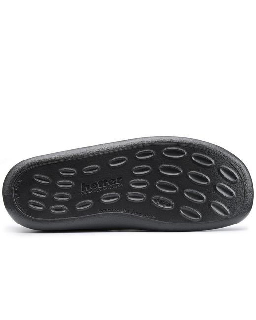 Hotter Red Relax Warm Lined Slippers for men