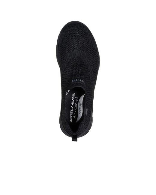 Skechers Black Arch Fit Refine 2.0 Cascade Trainers