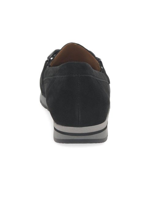 Gabor Black Bea Loafers Suede (Uni)