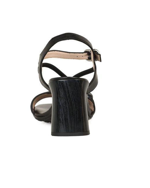 Hispanitas Black Orquidea Block Heel Sandals