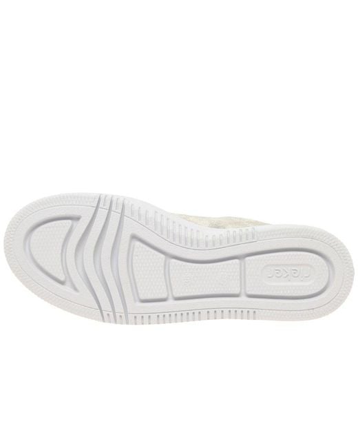 Rieker White Fascinate Trainers