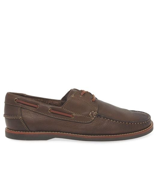 Anatomic & Co Brown Anatomic &Amp; Co Shore Boat Shoes for men