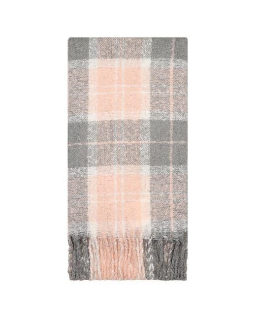 Barbour Multicolor Saltburn Beanie &Amp; Tartan Scarf Set