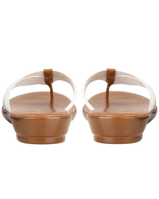 Lotus Brown Erminia Toe Post Sandals