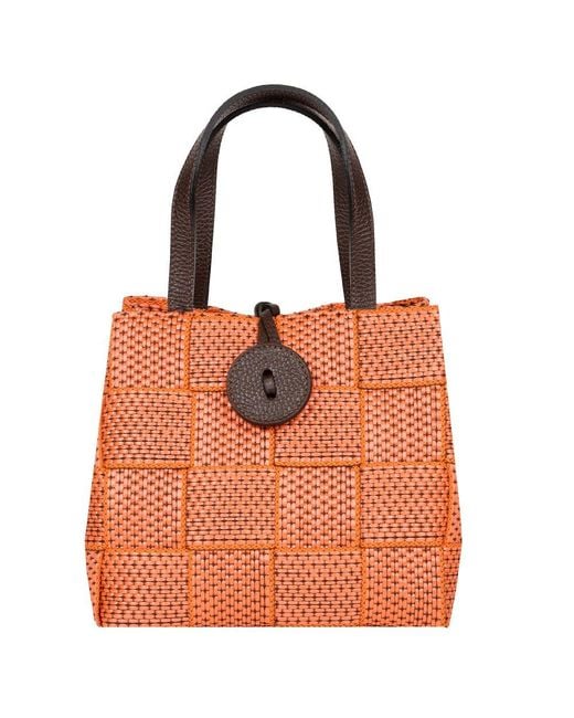 Alma Tonutti Orange Carlotta Grab Bag