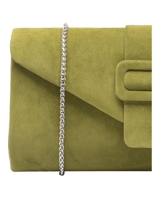 Lotus Green Aletta Clutch Bag