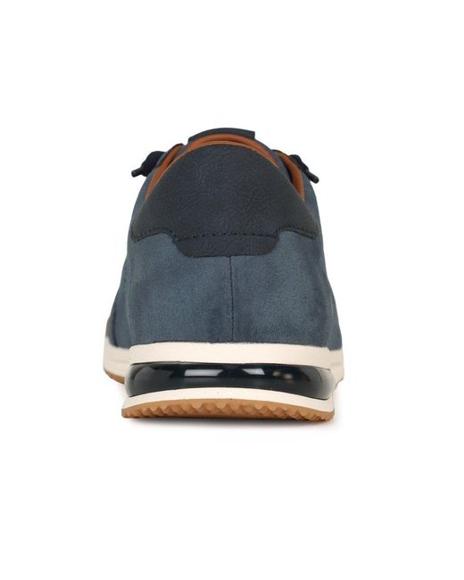 Bugatti Blue Treble Trainers for men