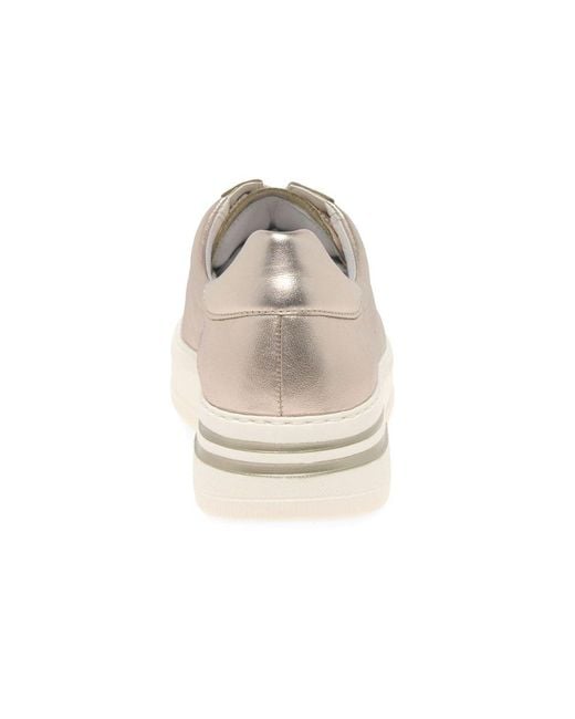 Gabor White Keystone Trainers