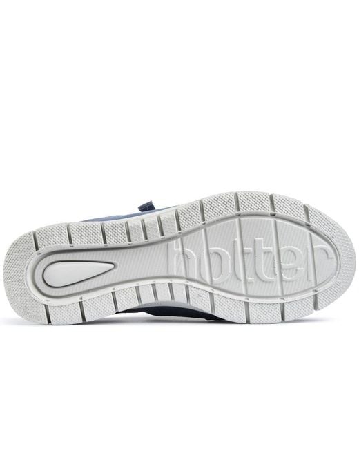 Hotter Blue Skyla Trainers