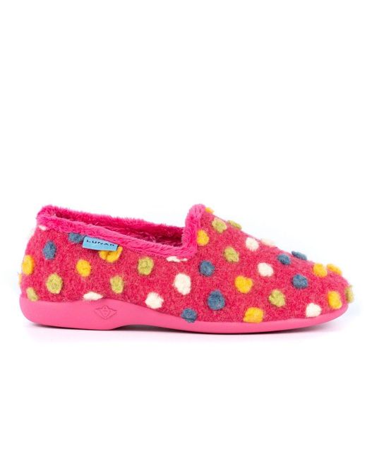 Lunar Pink Helix Slippers