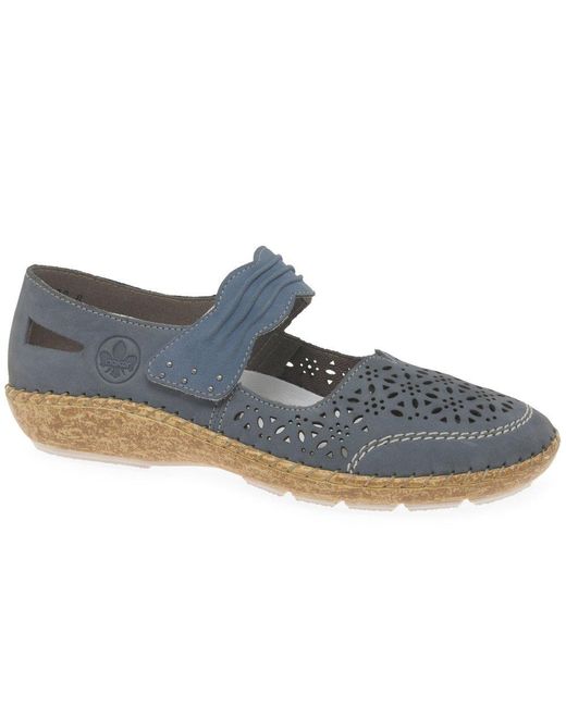 Rieker Blue Deloris Shoes